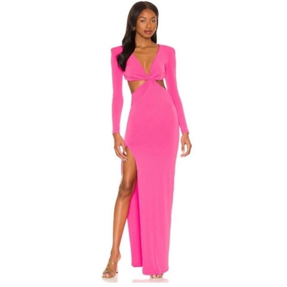 Nookie Jewel Maxi Cutout Gown Pink XXL